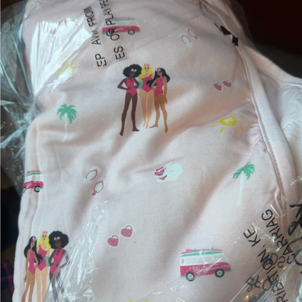 NWT Kyte Baby Baby Blanket in Barbie™ Beach 1.0 InfantBarbie™ Beach / Infant - Picture 2 of 4